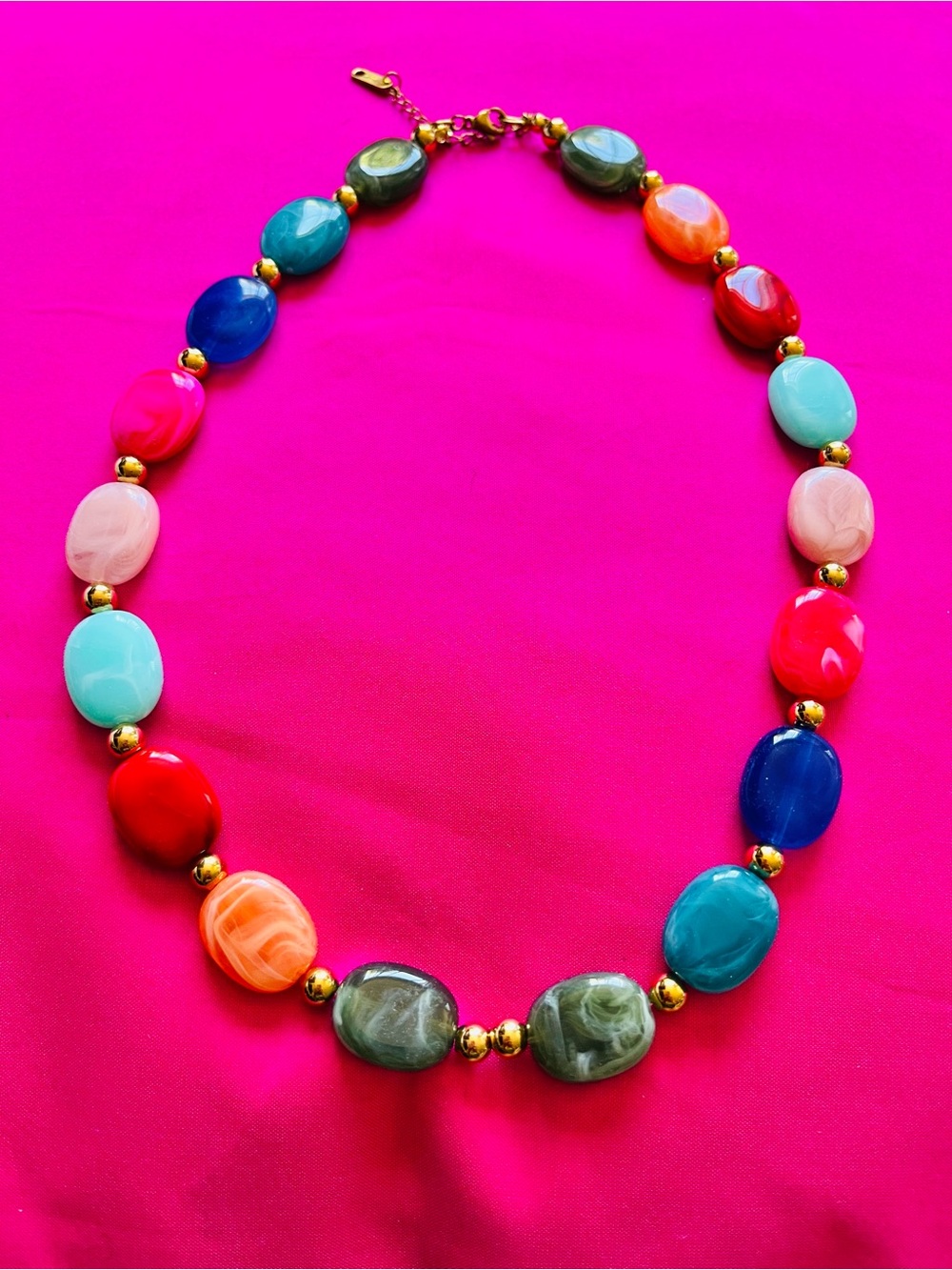 Anthropology beaded summer necklace